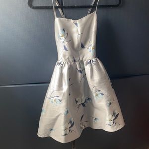 Formal Dress with floral print.